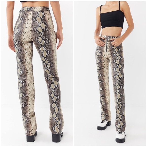 I.AM.GIA Brandy Snakeskin Flare Pant Medium - Picture 1 of 16